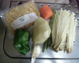 野菜嫌いさんが歓迎！イカの塩辛チャーハン作り方1写真