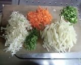 野菜嫌いさんが歓迎！イカの塩辛チャーハン作り方2写真