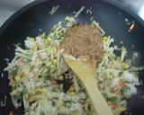 野菜嫌いさんが歓迎！イカの塩辛チャーハン作り方6写真