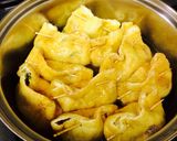 おでん種に～プチトマト玉ねぎとお餅の巾着作り方5写真