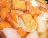 簡単♪厚揚げと大根にんじんいんげんの煮物作り方12写真