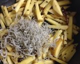 ジャガイモとじゃこのスパイシーきんぴら作り方4写真