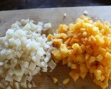 秋◎丸ごと柿と蓮根のシャキシャキ鶏作り方2写真