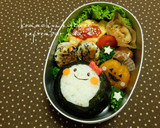 幼稚園 お弁当 ハロウィン♡おばけちゃん作り方4写真
