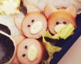 キャラ弁*ひつじのショーンと豚さん作り方3写真