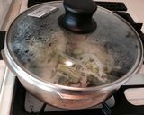 トマトソースパスタ✿白身魚揚焼き添え作り方3写真