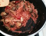 トマトソースパスタ✿白身魚揚焼き添え作り方7写真