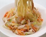 冷蔵庫の残り物一掃！簡単ネギ塩パスタ♥︎作り方6写真