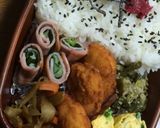 【お弁当】葉っぱでクルクル作り方4写真