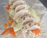 ワンプレートで蒸し餃子。作り方3写真