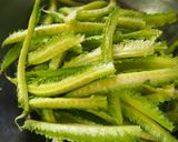 シャキシャキ♪四角豆の塩麹卵とじ作り方3写真