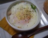 蒸すと簡単！ベーコンホウレンソウの卵料理作り方15写真