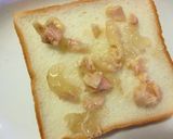 レモンでさっぱり♡焼きとり（缶）トースト作り方2写真