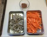 きんぴら牛蒡の梅肉入り作り方1写真