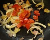 トマトとベーコンのカルパッチョパスタ作り方4写真