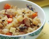 直火炊き・健康レシピ☆雑穀入り中華おこわ作り方8写真