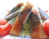 パーティー☆茄子のトマト春巻き作り方9写真