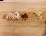 ブラウンマッシュルームのピザ作り方1写真