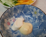 簡単和えるだけ♪柿と水菜のサラダ作り方2写真
