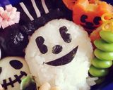 キャラ弁 ミッキー✴︎ハロウィン作り方3写真