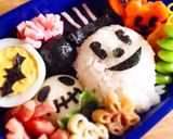 キャラ弁 ミッキー✴︎ハロウィン作り方4写真