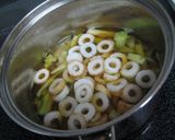 ブロッコリー茎☆ちくわのおかか煮作り方2写真