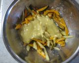 南瓜とじゃがいものかき揚げカレー風味作り方4写真