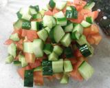 アボガドと夏野菜のサラダ作り方3写真