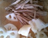 蓮根 ごぼうの 甘辛 きんぴら.＊゜作り方1写真