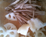 蓮根 ごぼうの 甘辛 きんぴら.＊゜作り方1写真