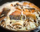 サーモンのしめじ豆乳クリームソース作り方4写真