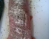 豚肉 レモンペッパー焼き オニオンソース作り方1写真