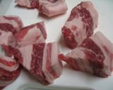 ブロック肉で☆一口カツ作り方1写真