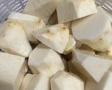 里芋と鶏皮の簡単甘辛煮物♡作り方1写真
