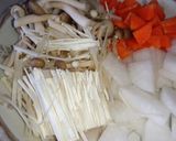 野菜！具だくさんのこうじ味噌のお味噌汁作り方1写真