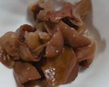 春菊と生キクラゲの酢のもの作り方1写真