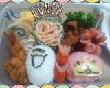 2014☆中学校運動会弁当☆妖怪ウォッチ作り方1写真