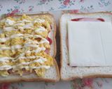 ☆ママと息子の朝食☆玉子サンド作り方4写真