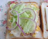 ☆ママと息子の朝食☆玉子サンド作り方5写真