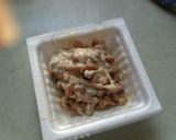 アレンジ納豆　マヨ赤しそ味ーぃ!!作り方2写真