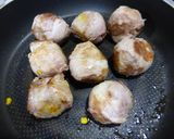★彡 コーン入り肉巻きおにぎり 運動会に作り方4写真