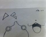 キャラ弁☆ジバニャン＆ウィスパー♪作り方3写真