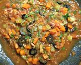 マグロのカマ肉団子、トマトソース和え作り方9写真