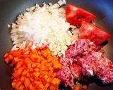 タイ風 ミートソース作り方1写真
