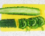 苦くないゴーヤの簡単サラダ作り方1写真