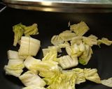 白菜のアンチョビクリームパスタ作り方2写真