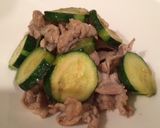 ☆ズッキーニと鶏肉のソテー☆作り方5写真