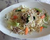 休日ランチ♪野菜たっぷり塩焼きそば作り方5写真