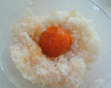 おにぎりの具･冷凍卵で卵黄醤油漬け作り方3写真