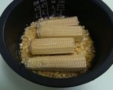 バター醤油味のとうもろこしの炊き込みご飯作り方5写真